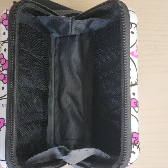 Hello Kitty Sanrio Hard Case Pink White Handbag Crossbody Bag Adjustable Strap - Picture 8 of 11